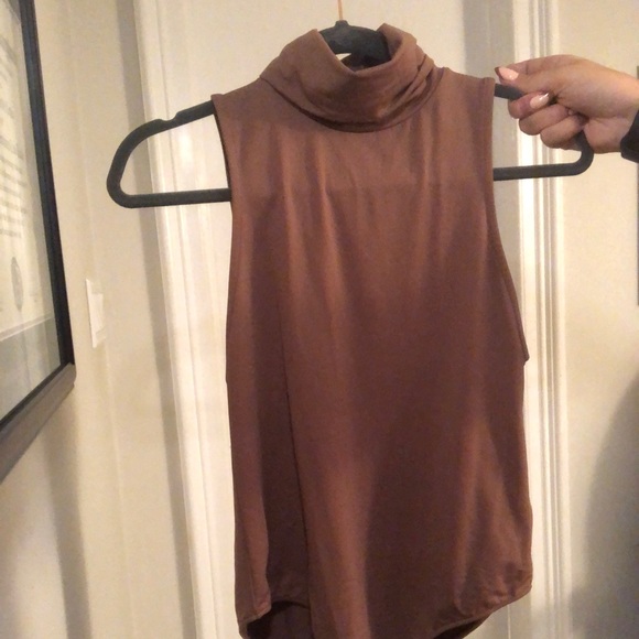 ZARA SLEEVELESS TURTLE NECK BODYSUIT - Picture 6 of 7